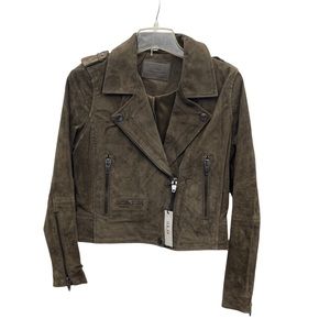 SL8 by Blank NYC leather moto jacket size small NWT